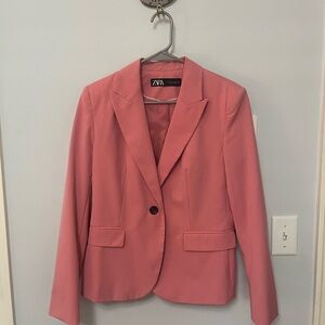 Zara Women's Pink Blazer